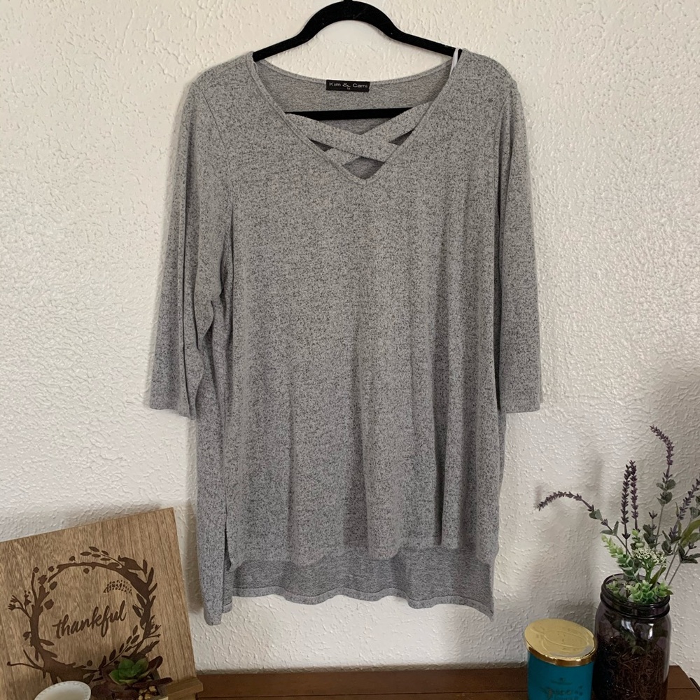 Kim & Cami ▪️ 3/4 length sweater